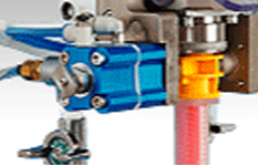 An automatic suction back valve is employed, preventing the liquid from dripping.